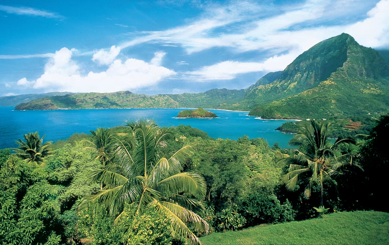 Explore the landscape of French Polynesia.