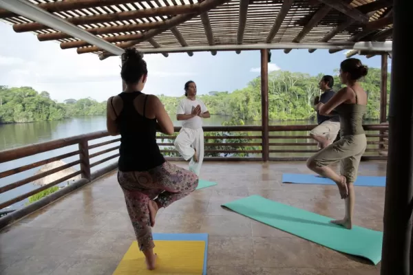Yoga on the Amazon