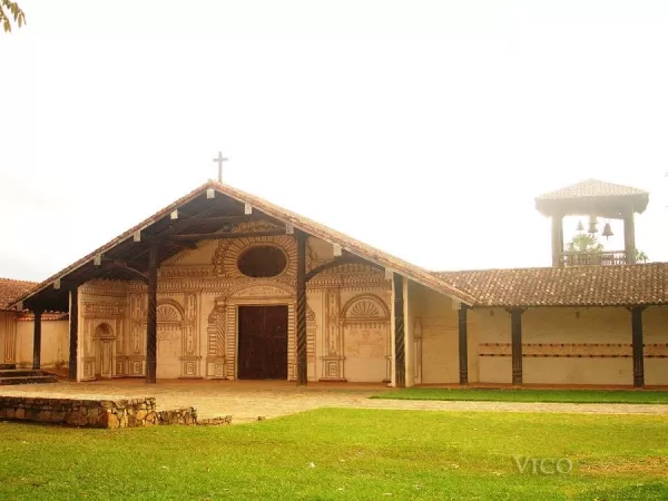 One of several restored Jesuit Missions in eastern Bolivia