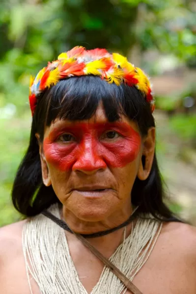 A native woman of the Amazon