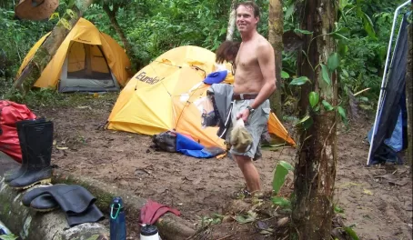 Camping in the Amazon