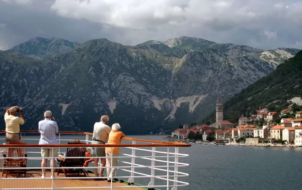 Sailing into Montenegro