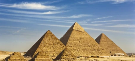 The pyramids of Giza
