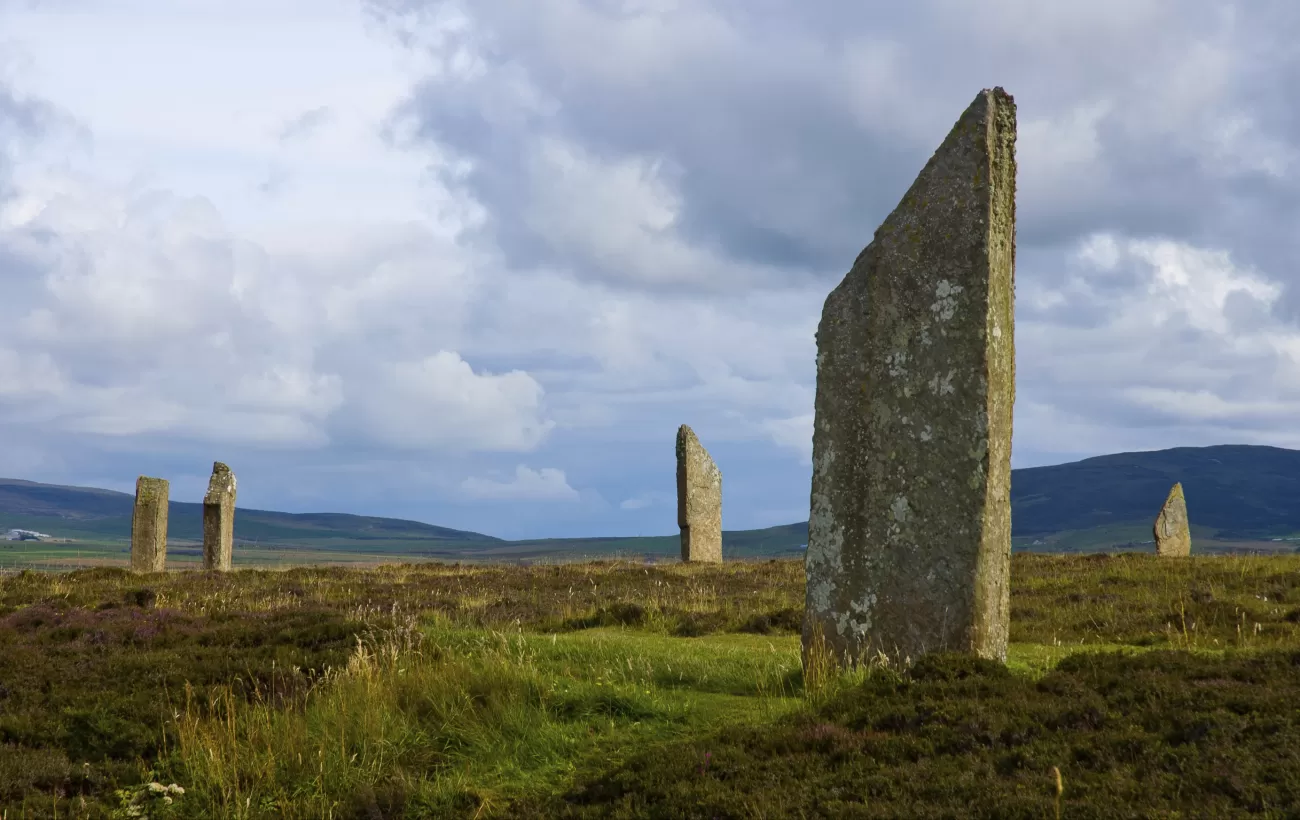 A stone Irish circle