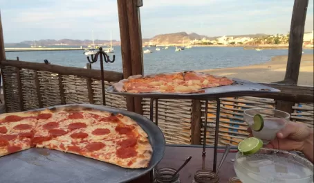 Pizza & Margaritas on the waterfront!