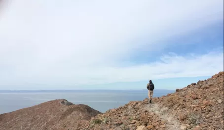 Hiking off the Sea of Cortez