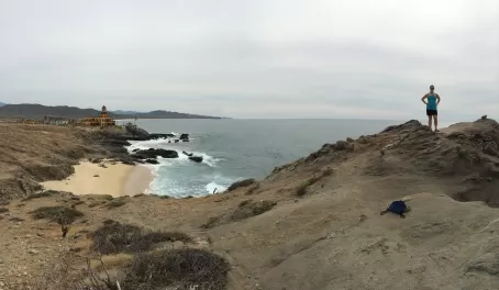 panorama of the Baja coast