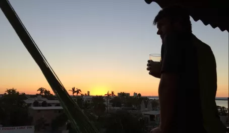 Sunset on our balcony