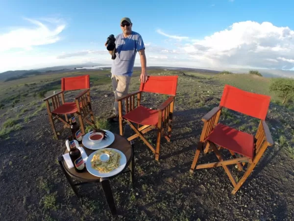 Adventures in Tanzania! Appetizers with a view!