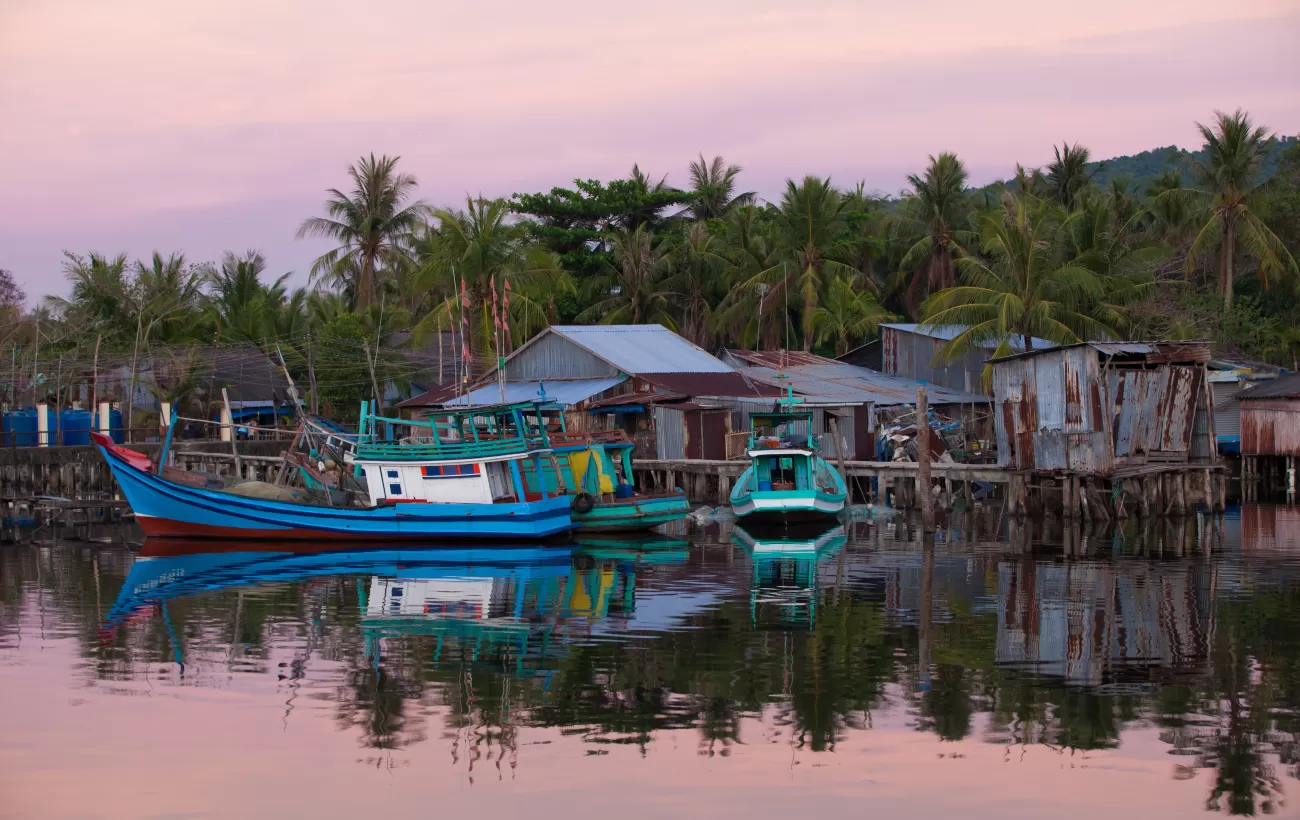 Fishing boats Phu Quoc Island, Southern Vietnam