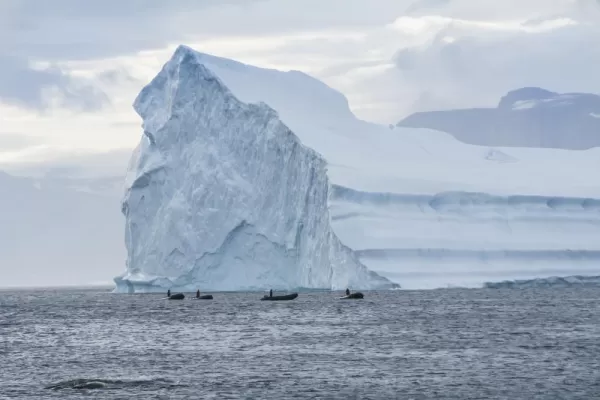 Massive iceberg in Antarctica