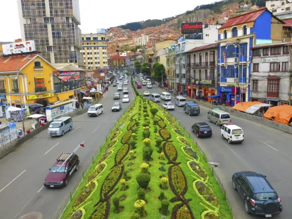 View of La Paz street