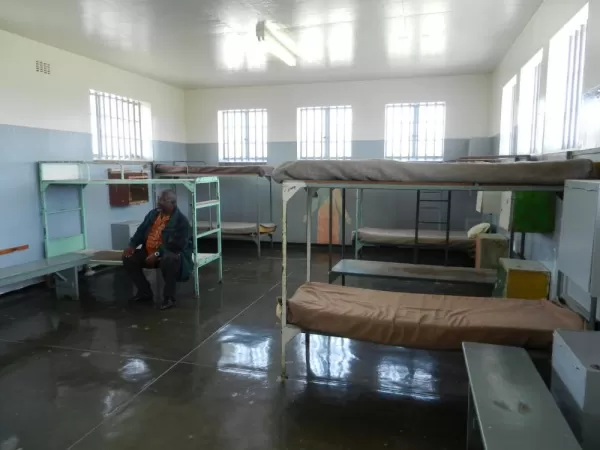 Cell block at Robben Island