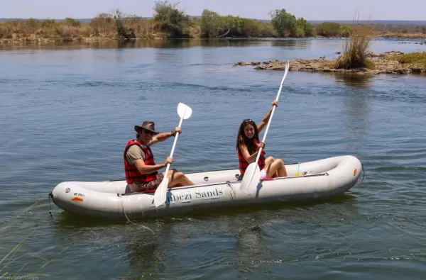 Zambezi Sands inflatable canoes
